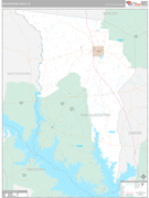San Augustine County, TX Digital Map Premium Style